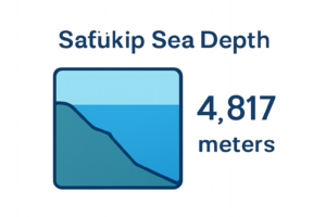 how deep is the safukip sea