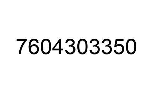 7604303350