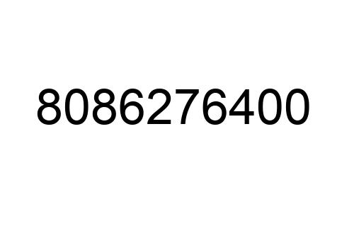 8086276400