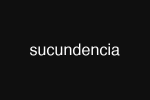sucundencia